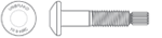 Tension control structural bolt