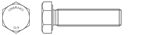 Hex head bolt